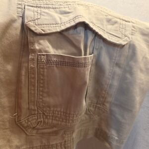 Unionbay M Khaki Tan Y2k Baggy Cargo Shorts 100 Cotton Relaxed Fit Size Skater